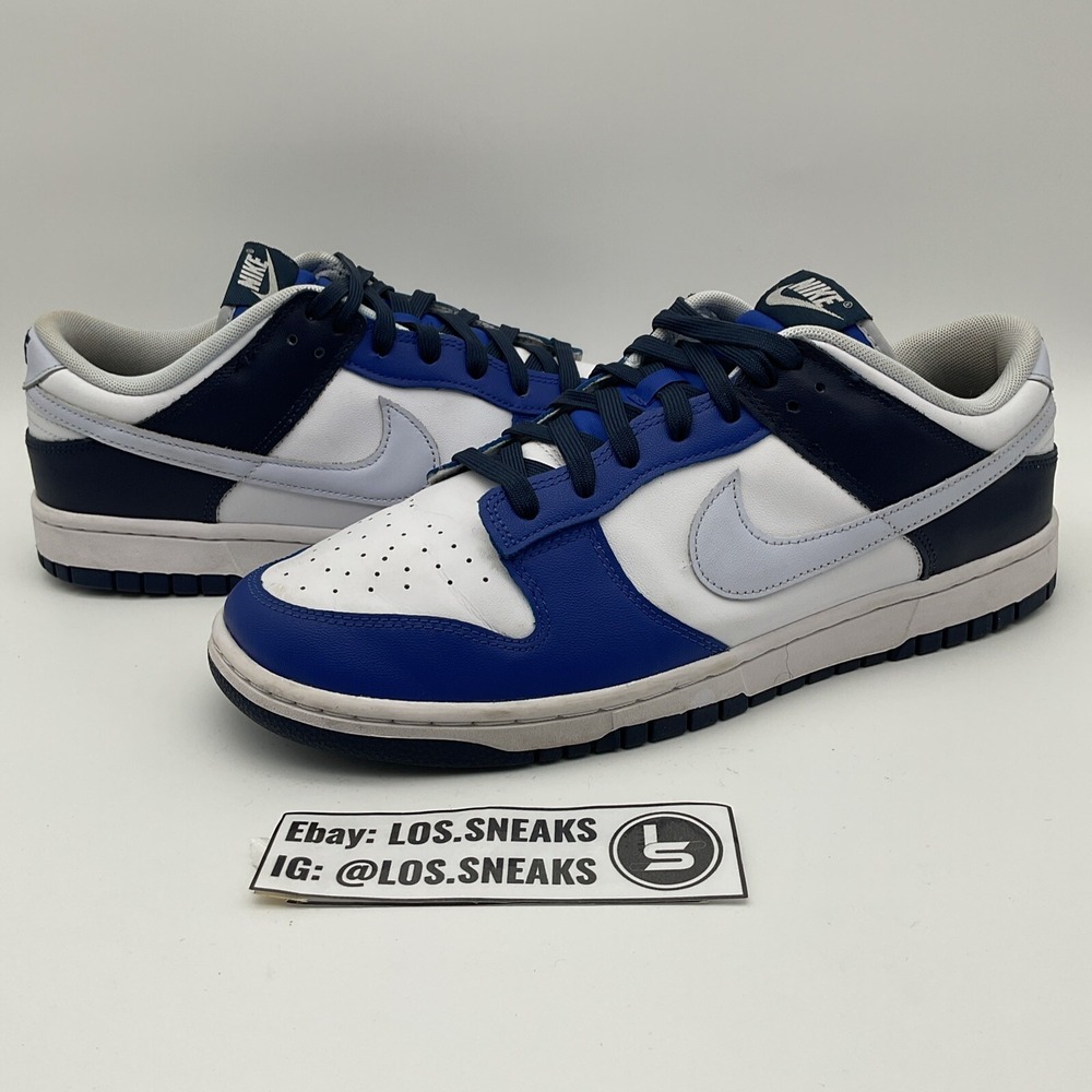 Size 11.5 - Nike‎ Dunk Low Game Royal Navy (FQ8826-100)